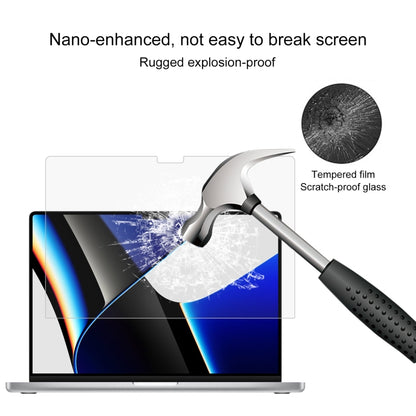 For MacBook Pro 16.2 inch A2485/A2780 25pcs 9H Laptop Screen Explosion-proof Tempered Glass Protective Film - Screen Protectors by PMC Jewellery | Online Shopping South Africa | PMC Jewellery