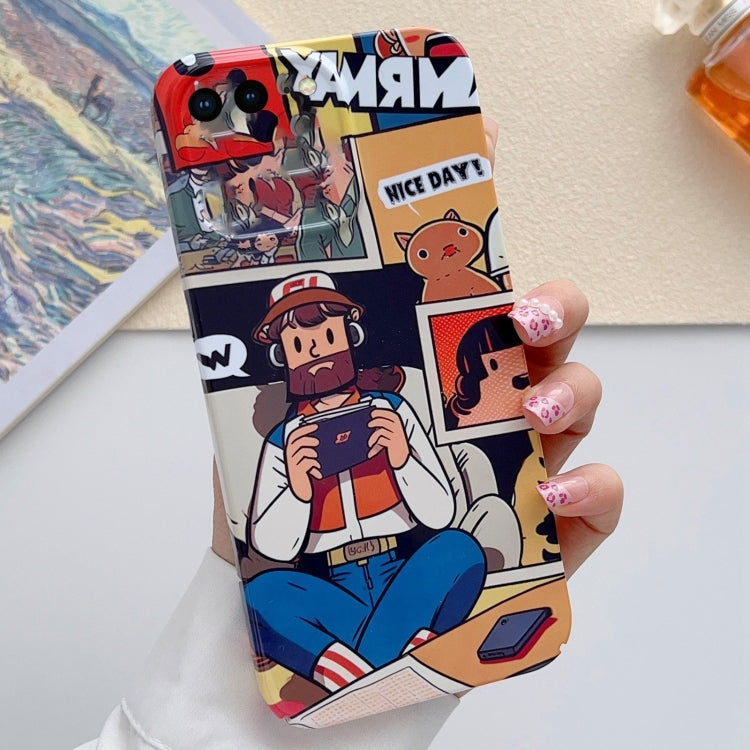 For iPhone 8 Plus / 7 Plus Painted Pattern Precise Hole PC Phone Case(Vacationer) - free shipping - PMC TechLife - Order now!