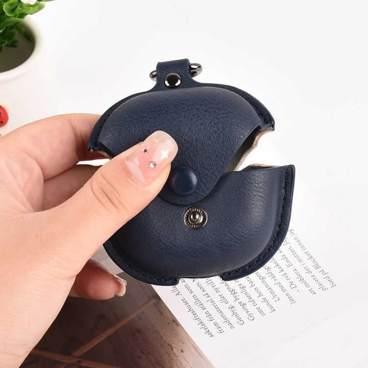 For Samsung Galaxy Buds Live / Pro Leather TWS Earphone Protective Case with Hook(Black) - Samsung Earphone Case by PMC TechLife | Online Shopping South Africa | PMC TechLife