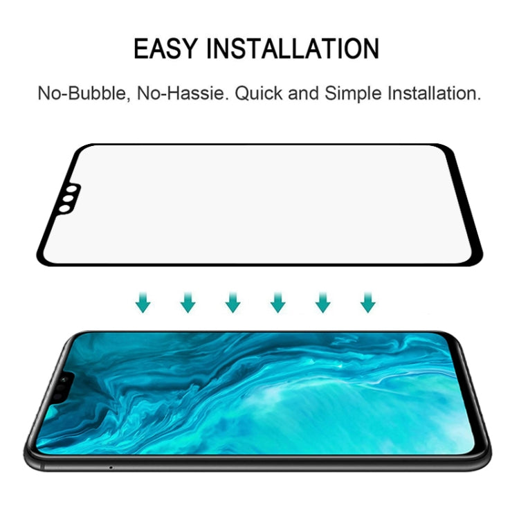 For Huawei Honor 9X Lite Full Glue Full Screen Tempered Glass Film(Black) - free shipping - PMC TechLife - Order now!