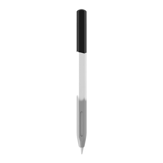 For Apple Pencil 2 LOVE MEI Rainbow Liquid Silicone Protective Pen Case(Black) - Pencil Accessories by LOVE MEI | Online Shopping South Africa | PMC Jewellery