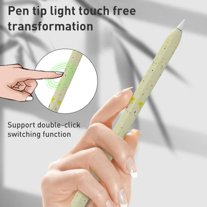 For Apple Pencil 2 LOVE MEI Luminous Silicone Protective Pen Case(Green) - Pencil Accessories by LOVE MEI | Online Shopping South Africa | PMC Jewellery