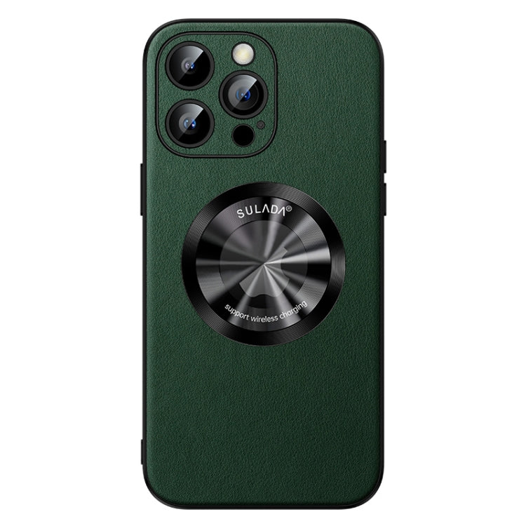 For iPhone 13 Pro Max SULADA Microfiber Leather MagSafe Magnetic Phone Case(Green) - iPhone 13 Pro Max Cases by SULADA | Online Shopping South Africa | PMC TechLife