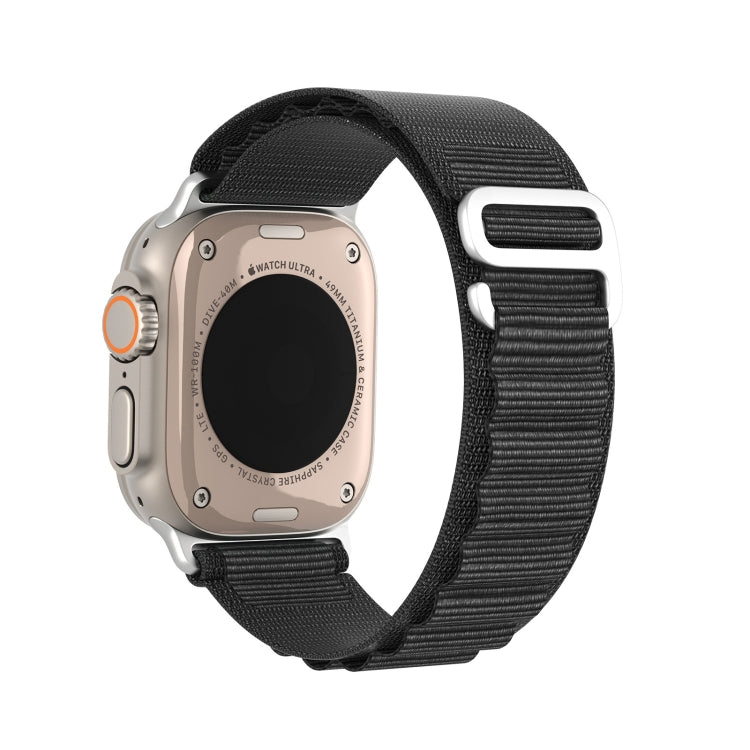 For Apple Watch SE 2023 40mm DUX DUCIS GS Series Nylon Loop Watch Band(Black) - Watch Bands by DUX DUCIS | Online Shopping South Africa | PMC TechLife | Buy Now Pay Later Mobicred