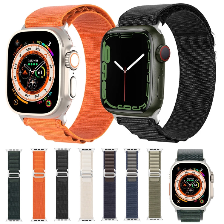 For Apple Watch SE 2023 44mm DUX DUCIS GS Series Nylon Loop Watch Band(Black) - Watch Bands by DUX DUCIS | Online Shopping South Africa | PMC TechLife | Buy Now Pay Later Mobicred