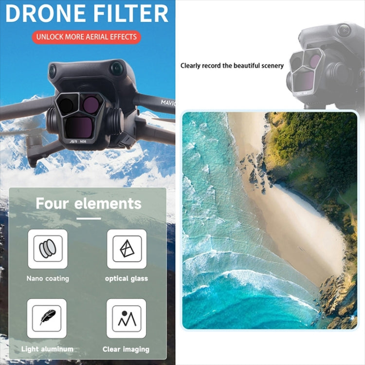 For DJI Mavic 3 Pro JSR KH Series Drone Lens Filter, Filter:MCUV - Lens Filter by JSR | Online Shopping South Africa | PMC TechLife | Buy Now Pay Later Mobicred