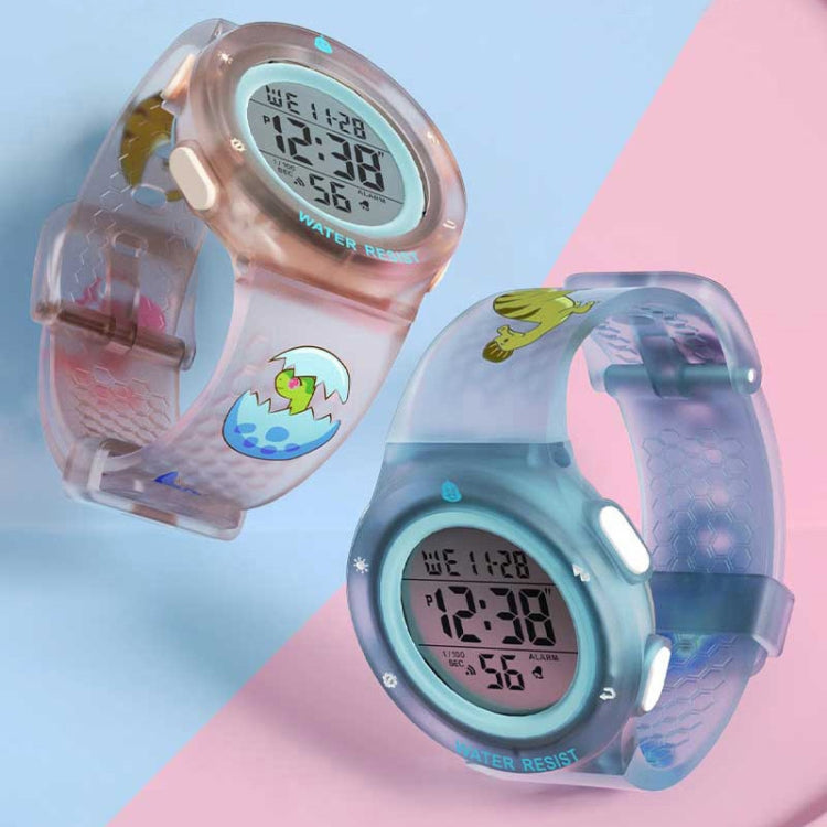 SPOVAN K01 Women Children LED Luminous Waterproof Electronic Sports Watch(Blue Pocket Watch) - LED Digital Watches by SPOVAN | Online Shopping South Africa | PMC Jewellery