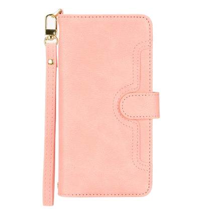 For ASUS Zenfone 10 / 9 Litchi Texture Zipper Leather Phone Case(Pink) - ASUS Cases by PMC Jewellery | Online Shopping South Africa | PMC Jewellery