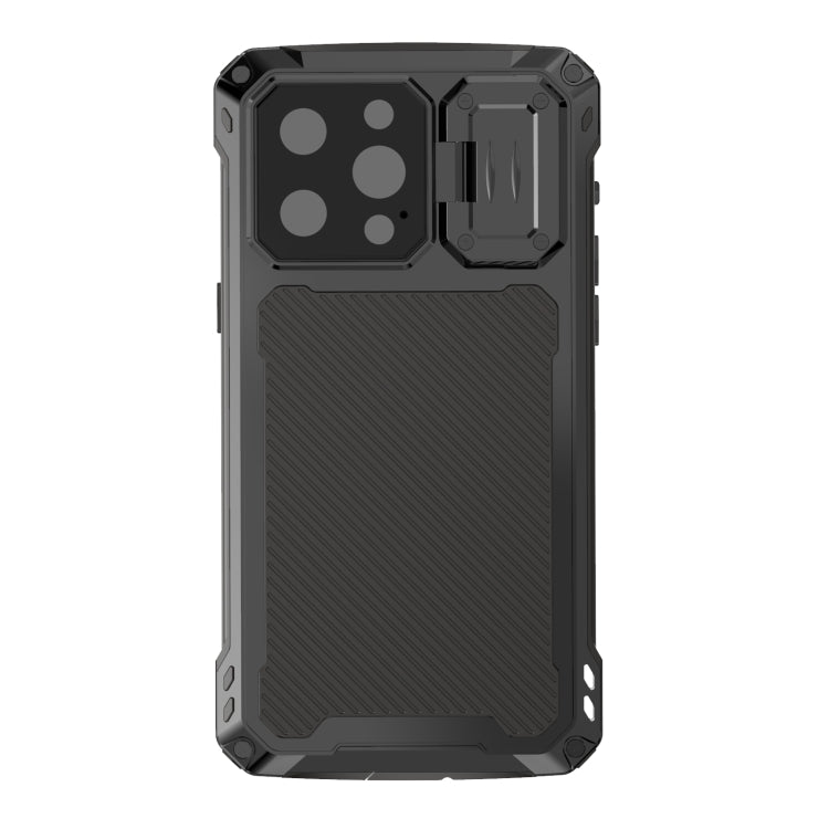 For iPhone 14 Pro Max LK MagSafe Shockproof Life Waterproof Dustproof Metal Phone Case(Black) - free shipping - PMC TechLife - Order now!