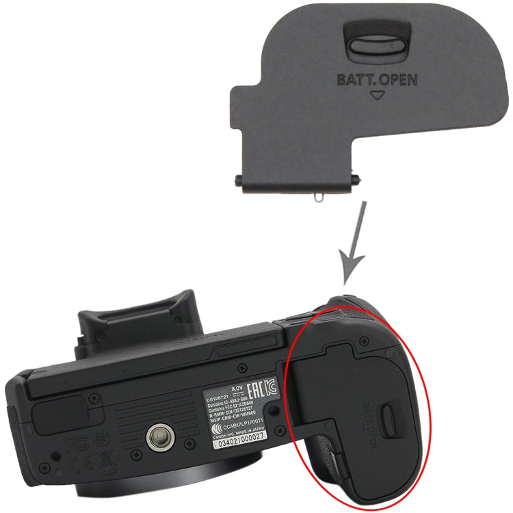 For Canon EOS R OEM Battery Compartment Cover - Battery Cover by PMC TechLife | Online Shopping South Africa | PMC TechLife