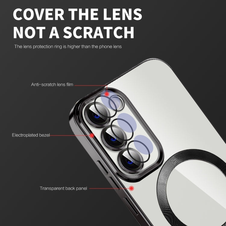 For Samsung Galaxy S20 FE CD Texture Plating TPU MagSafe Phone Case with Lens Film(Dark Green) - Galaxy S20 FE Cases by PMC TechLife | Online Shopping South Africa | PMC TechLife