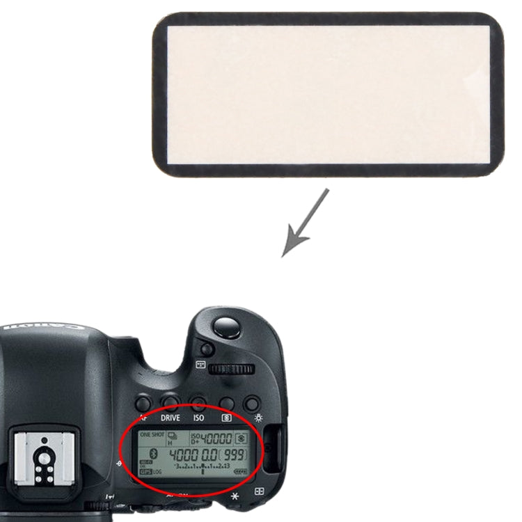 For Canon EOS 6D Mark II Top Cover Shoulder LCD Outer Lens - free shipping - PMC TechLife - Order now!