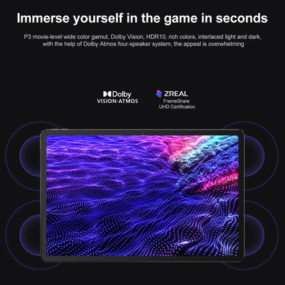 Lenovo Pad Pro 12.7 inch WiFi Tablet, 8GB+128GB, Android 13, Qualcomm Snapdragon 870 Octa Core, Support Face Identification(Dark Grey) - Lenovo by Lenovo | Online Shopping South Africa | PMC Jewellery | Buy Now Pay Later Mobicred