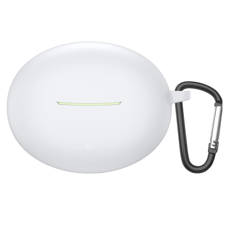 For Xiaomi Redmi Buds 4 Active Shockproof Silicone Earphone Protective Case with Hook(White) - Xiaomi Earphone Case by PMC TechLife | Online Shopping South Africa | PMC TechLife