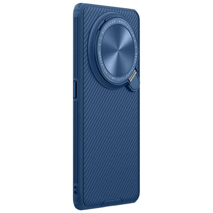 For OPPO Find X6 Pro NILLKIN Black Mirror Prop CD Texture Mirror Phone Case(Blue) - OPPO Cases by NILLKIN | Online Shopping South Africa | PMC Jewellery | Buy Now Pay Later Mobicred