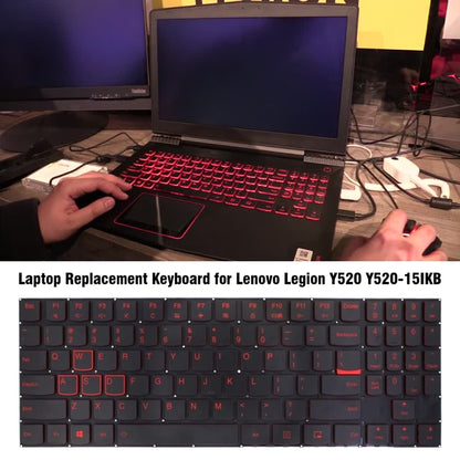 For Lenovo Legion Y520 Y520-15IKB Laptop Keyboard - Lenovo Spare Parts by PMC Jewellery | Online Shopping South Africa | PMC Jewellery