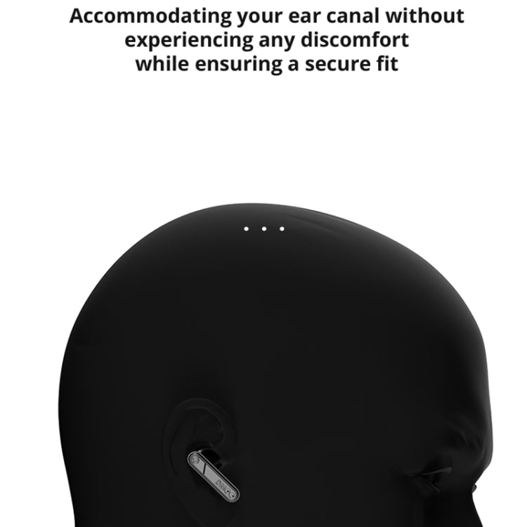 D MOOSTER D12 Hollow Wireless Bluetooth Earphone(Black) - Bluetooth Earphone by D MOOSTER | Online Shopping South Africa | PMC Jewellery | Buy Now Pay Later Mobicred