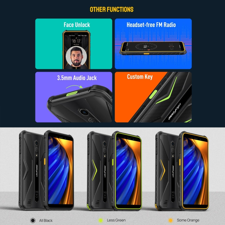 [HK Warehouse] Ulefone Armor X12 Pro, 4GB+64GB, IP68/IP69K Rugged Phone, 5.45 inch Android 13 MediaTek Helio G36 Octa Core, Network: 4G, NFC(Less Green) - Ulefone by Ulefone | Online Shopping South Africa | PMC Jewellery