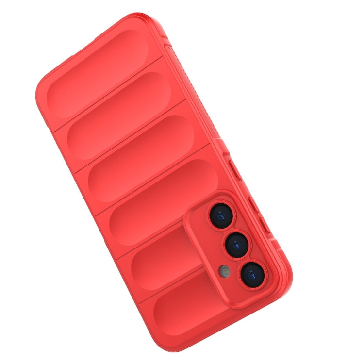 For Samsung Galaxy S23 FE 5G Magic Shield TPU + Flannel Phone Case(Dark Grey) - free shipping - PMC TechLife - Order now!