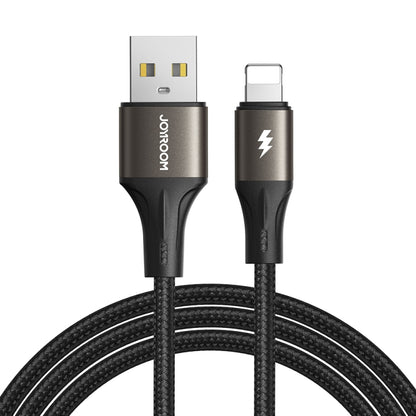 JOYROOM SA25-AL3 3A USB to 8 Pin Fast Charge Data Cable, Length:3m(Black) - Normal Style Cable by JOYROOM | Online Shopping South Africa | PMC Jewellery