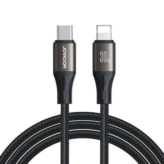 JOYROOM SA25-CL3 30W USB-C/Type-C to 8 Pin Fast Charge Data Cable, Length:2m(Black) - 2 in 1 Cable by JOYROOM | Online Shopping South Africa | PMC Jewellery | Buy Now Pay Later Mobicred