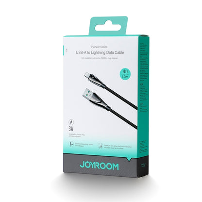 JOYROOM SA31-AL3 3A USB to 8 Pin Fast Charge Data Cable, Length: 1.2m(Black) - Normal Style Cable by JOYROOM | Online Shopping South Africa | PMC Jewellery