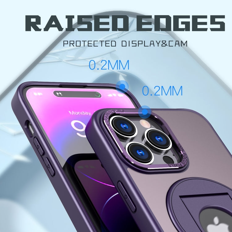 For iPhone 11 Rotating Ring Magnetic Holder Phone Case(Purple) - free shipping - PMC TechLife - Order now!