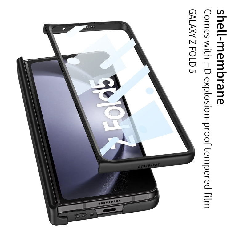 For Samsung Galaxy Z Fold5 GKK Integrated Folding Armored Shell PC Phone Case(Silver) - free shipping - PMC TechLife - Order now!