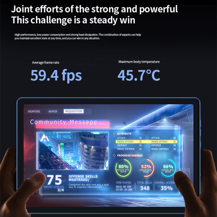 BDF P60 4G LTE Tablet PC 10.1 inch, 8GB+256GB, Android 12 MTK6762 Octa Core, Support Dual SIM, EU Plug(Blue) - free shipping - PMC TechLife - Order now!