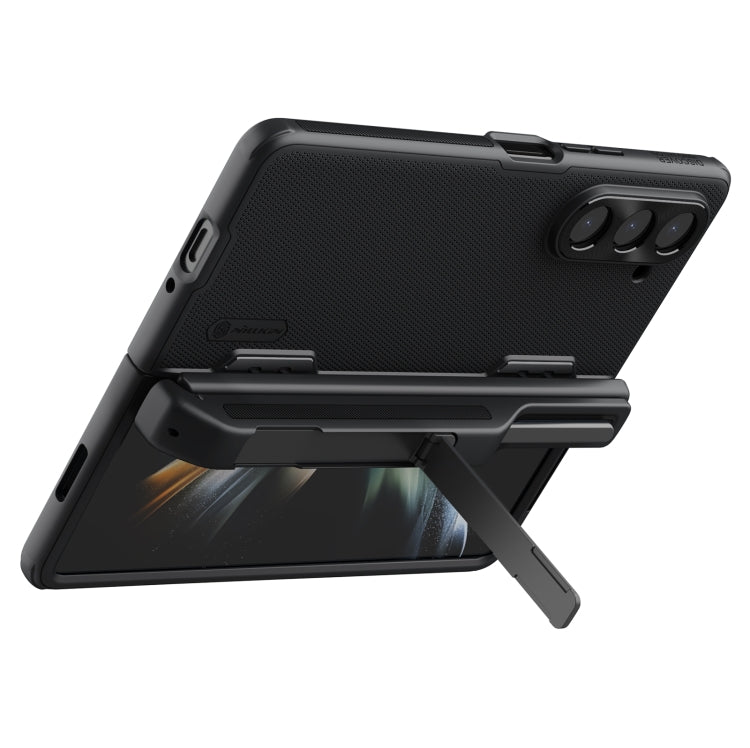 For Samsung Galaxy Z Fold5 NILLKIN Frosted Fold PC + TPU Phone Case with Pen Slot(Black) - Galaxy Z Fold5 Cases by NILLKIN | Online Shopping South Africa | PMC Jewellery