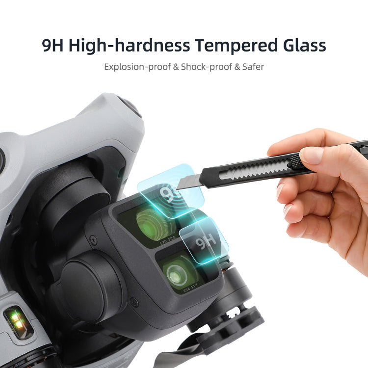 For DJI Air 3 Sunnylife Lens Protector Tempered Glass Combo Protective Films, Quantity:2 Sets - Other by Sunnylife | Online Shopping South Africa | PMC TechLife | Buy Now Pay Later Mobicred