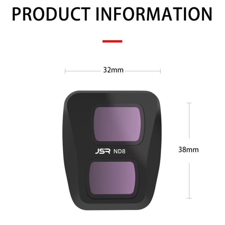 For DJI Air 3 JSR KB Series Drone Lens Filter, Filter:4 in 1 NDPL - Lens Filter by JSR | Online Shopping South Africa | PMC Jewellery | Buy Now Pay Later Mobicred