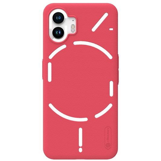 For Nothing Phone 2 NILLKIN Frosted Shield Phone Protective Case(Red) - More Brand by NILLKIN | Online Shopping South Africa | PMC Jewellery | Buy Now Pay Later Mobicred