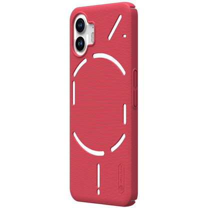 For Nothing Phone 2 NILLKIN Frosted Shield Phone Protective Case(Red) - More Brand by NILLKIN | Online Shopping South Africa | PMC Jewellery | Buy Now Pay Later Mobicred