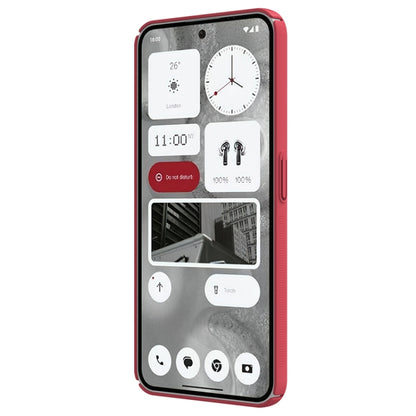 For Nothing Phone 2 NILLKIN Frosted Shield Phone Protective Case(Red) - More Brand by NILLKIN | Online Shopping South Africa | PMC Jewellery | Buy Now Pay Later Mobicred