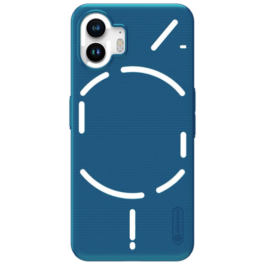 For Nothing Phone 2 NILLKIN Frosted Shield Phone Protective Case(Blue) - More Brand by NILLKIN | Online Shopping South Africa | PMC Jewellery | Buy Now Pay Later Mobicred