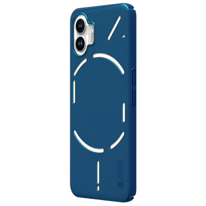 For Nothing Phone 2 NILLKIN Frosted Shield Phone Protective Case(Blue) - More Brand by NILLKIN | Online Shopping South Africa | PMC Jewellery | Buy Now Pay Later Mobicred