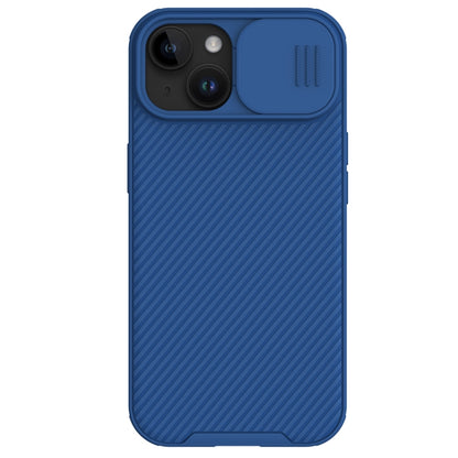 For iPhone 15 NILLKIN CamShield Pro PC Phone Case(Blue) - iPhone 15 Cases by NILLKIN | Online Shopping South Africa | PMC Jewellery