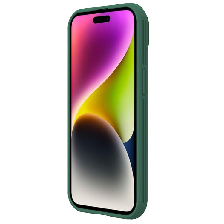 For iPhone 15 NILLKIN CamShield Pro PC Phone Case(Green) - iPhone 15 Cases by NILLKIN | Online Shopping South Africa | PMC Jewellery