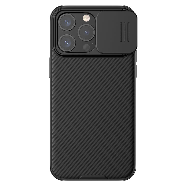 For iPhone 15 Pro Max NILLKIN CamShield Pro PC Phone Case(Black) - iPhone 15 Pro Max Cases by NILLKIN | Online Shopping South Africa | PMC Jewellery | Buy Now Pay Later Mobicred