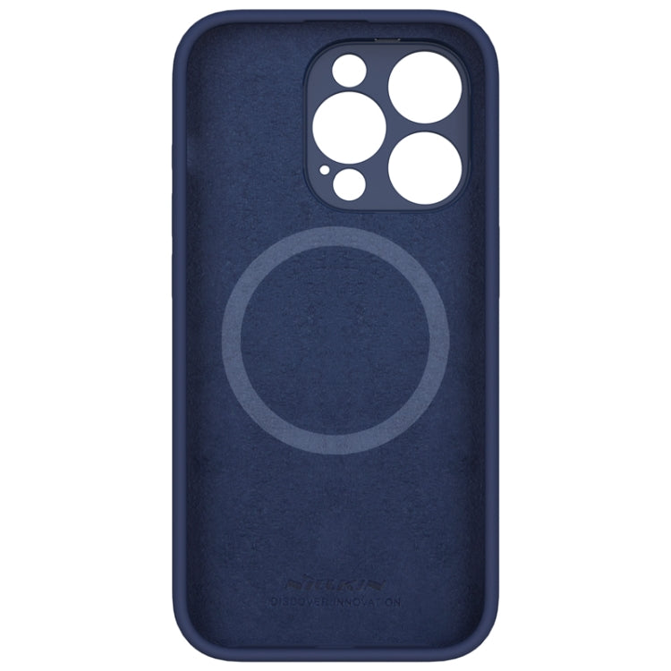 For iPhone 15 Pro NILLKIN Lens Wing Magsafe Magnetic Phone Case(Dark Blue) - iPhone 15 Pro Cases by NILLKIN | Online Shopping South Africa | PMC Jewellery