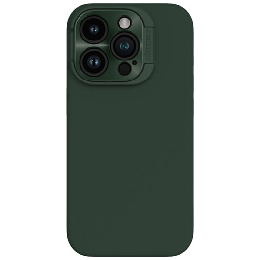 For iPhone 15 Pro NILLKIN Lens Wing Magsafe Magnetic Phone Case(Green) - iPhone 15 Pro Cases by NILLKIN | Online Shopping South Africa | PMC Jewellery