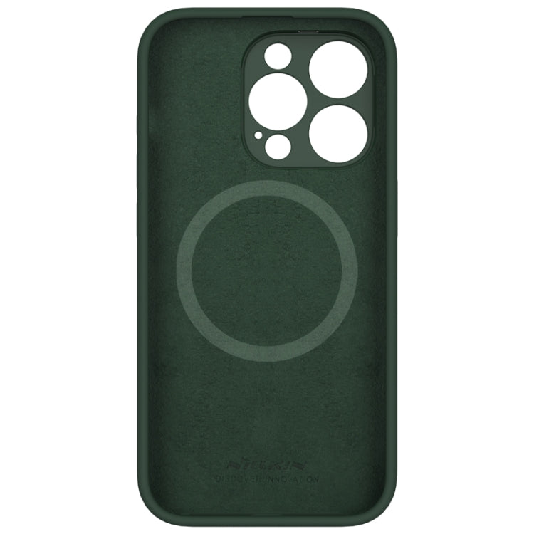 For iPhone 15 Pro Max NILLKIN Lens Wing Magsafe Magnetic Phone Case(Green) - iPhone 15 Pro Max Cases by NILLKIN | Online Shopping South Africa | PMC Jewellery | Buy Now Pay Later Mobicred