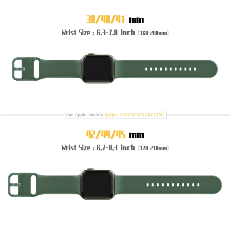 For Apple Watch 5 44mm Pin Buckle Silicone Watch Band(Clover) - Watch Bands by PMC TechLife | Online Shopping South Africa | PMC TechLife