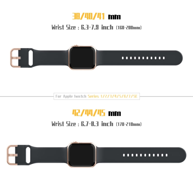 For Apple Watch 5 44mm Pin Buckle Silicone Watch Band(Dark Grey) - Watch Bands by PMC TechLife | Online Shopping South Africa | PMC TechLife