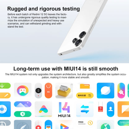 Xiaomi Redmi 12 5G, 8GB+128GB,  6.79 inch MIUI 14 Qualcomm Snapdragon 4 Gen2 Octa Core up to 2.2GHz, Network: 5G, Not Support Google Play(Dark Grey) - Xiaomi Redmi by Xiaomi | Online Shopping South Africa | PMC Jewellery | Buy Now Pay Later Mobicred