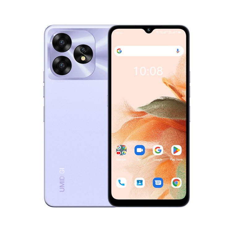 UMIDIGI A15C, 8GB+128GB, Face ID & Side Fingerprint Identification, 6.7 inch Android 13 Unisoc T606 Octa Core, Network: 4G, NFC, OTG(Lavender Purple) - UMIDIGI by UMIDIGI | Online Shopping South Africa | PMC Jewellery | Buy Now Pay Later Mobicred