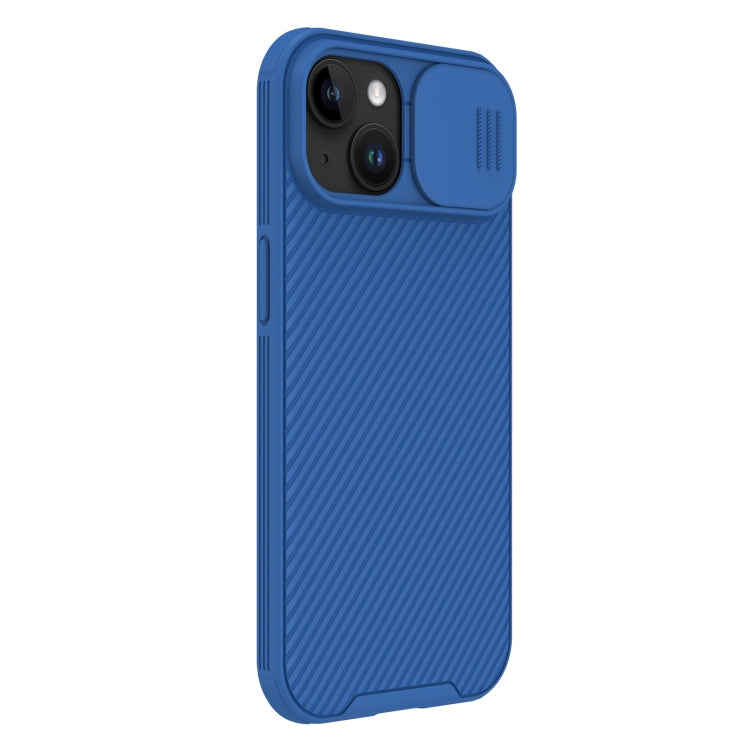 For iPhone 15 Plus NILLKIN CamShield Pro Magnetic Magsafe Phone Case(Blue) - iPhone 15 Plus Cases by NILLKIN | Online Shopping South Africa | PMC Jewellery