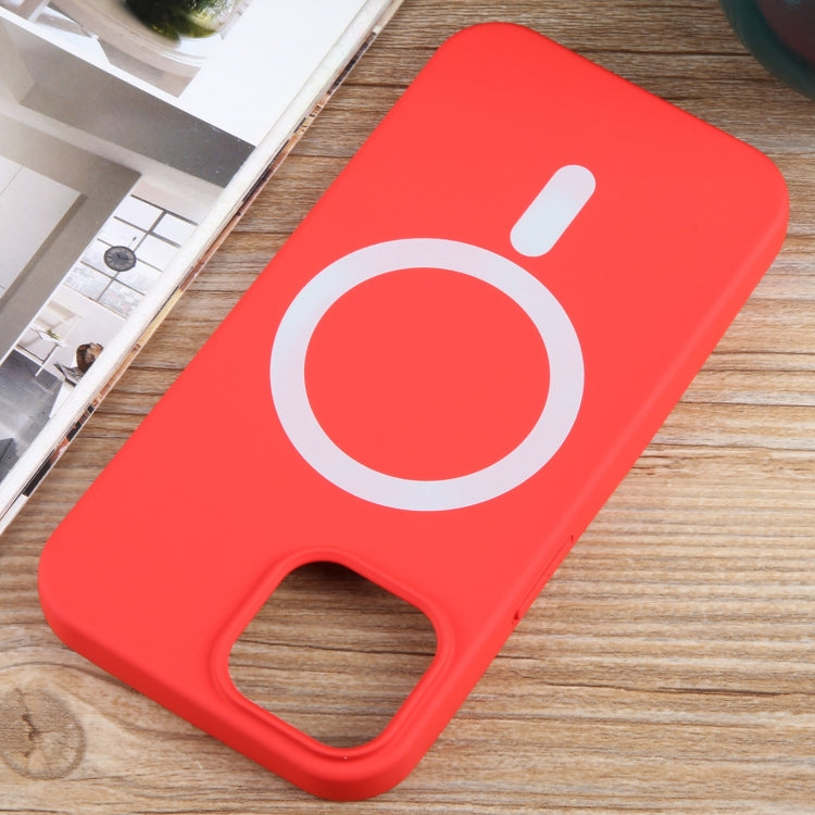For iPhone 13 MagSafe Liquid Silicone Phone Case(Red) - iPhone 13 Cases by PMC TechLife | Online Shopping South Africa | PMC TechLife | Buy Now Pay Later Mobicred
