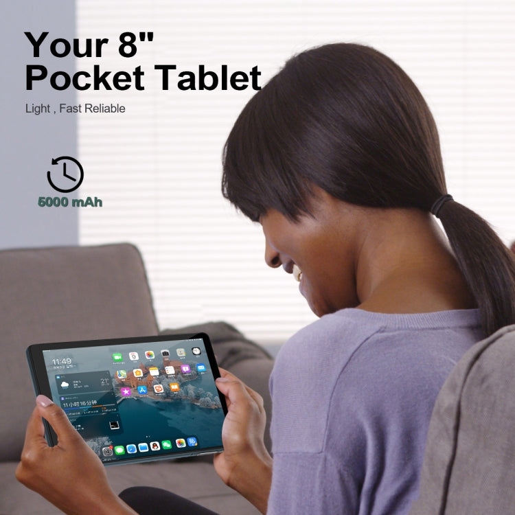 BDF P8 3G Phone Call Tablet PC 8.0 inch, 4GB+64GB, Android 10.0 MTK8321 Octa Core, Support Dual SIM, EU Plug(Grey) - free shipping - PMC TechLife - Order now!